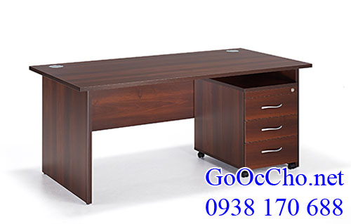 Bàn văn phòng làm bằng gỗ óc chó (walnut)