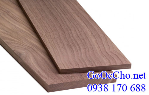 gỗ óc chó đen (walnut black) xẻ sấy