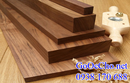 gỗ óc chó (gỗ walnut) Mỹ xẻ sấy