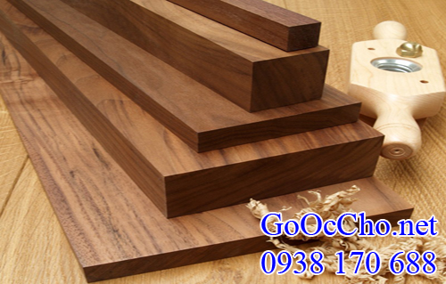 gỗ óc chó (gỗ walnut) xẻ sấy nguyên liệu