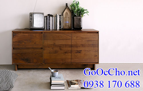 gỗ óc chó (walnut) Mỹ làm tủ